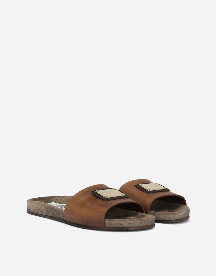Calfskin sliders - 2