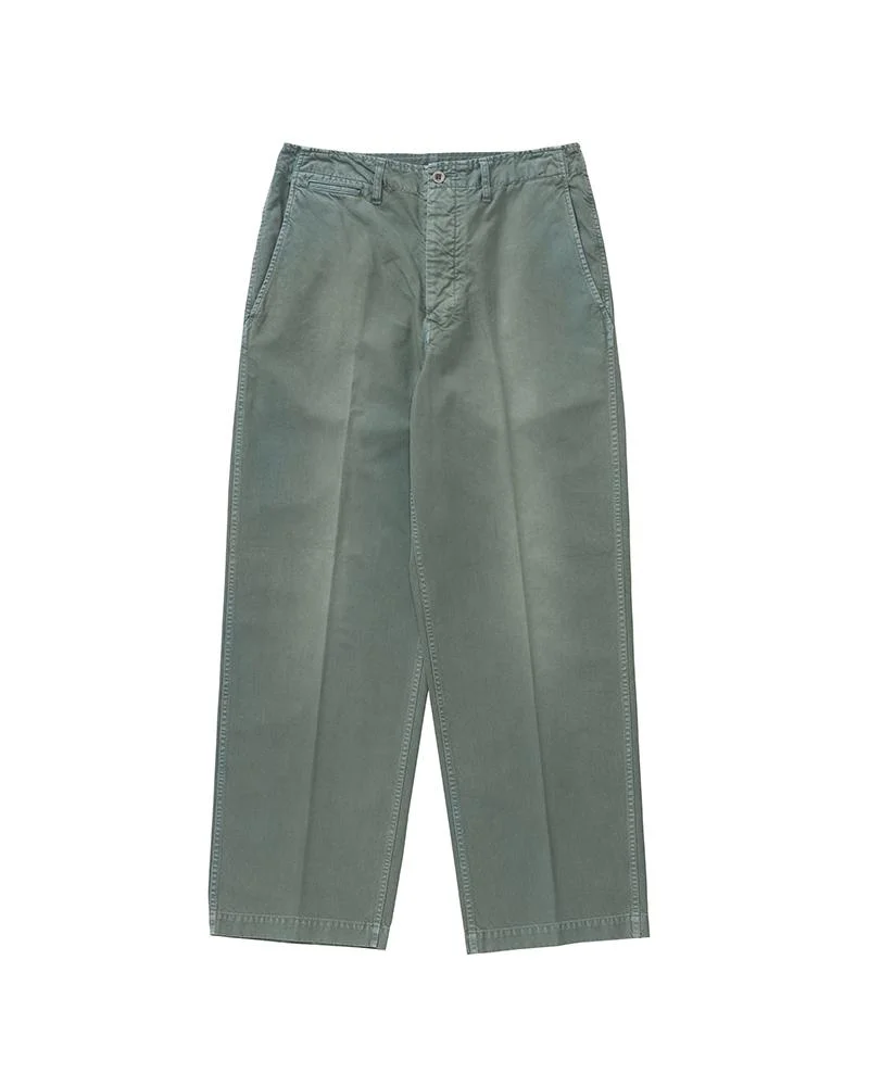BROADER CHINO DMGD LT.GREEN - 1