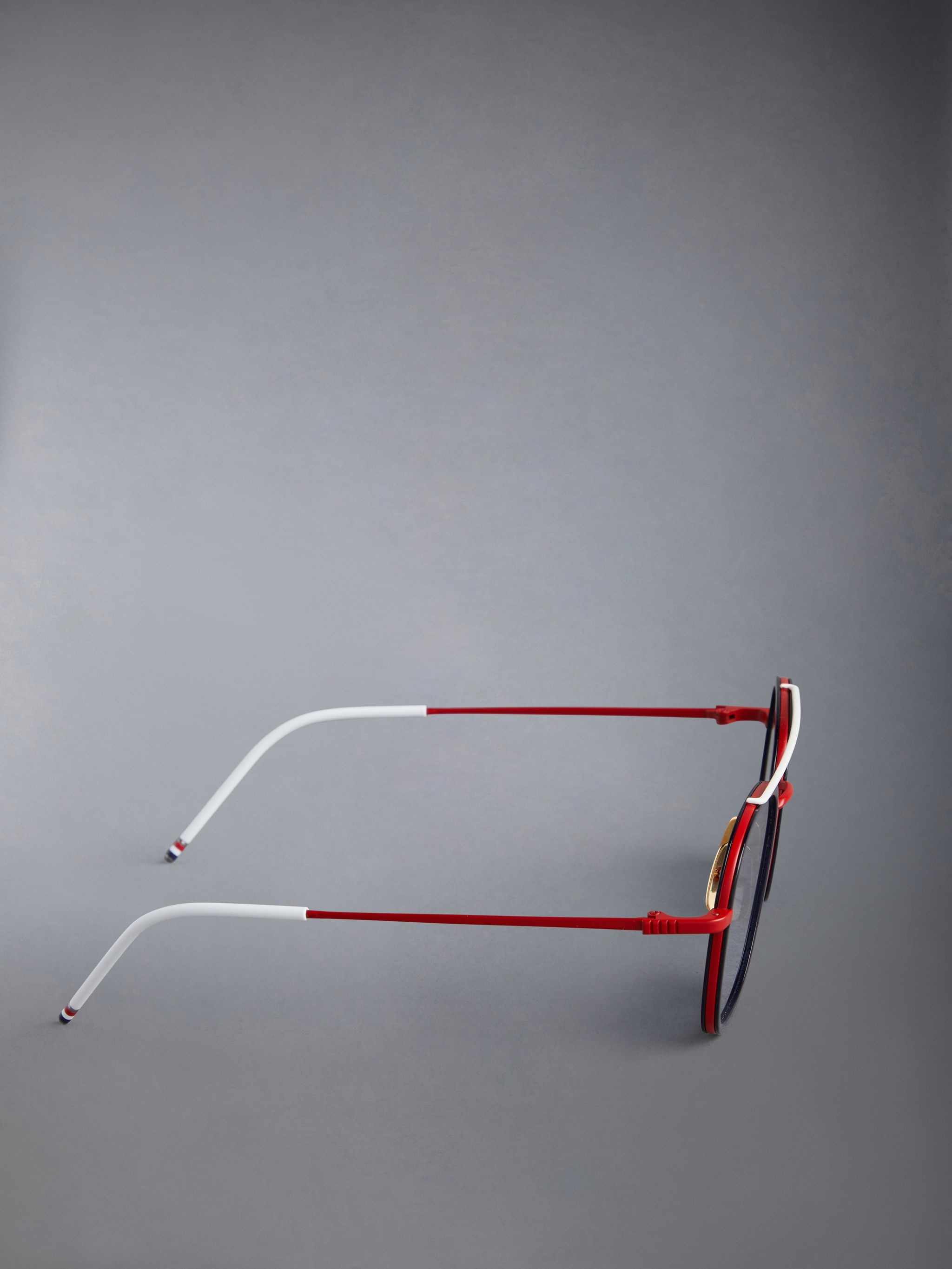 SQUARED AVIATOR SUNGLASSES IN TITANIUM - 4