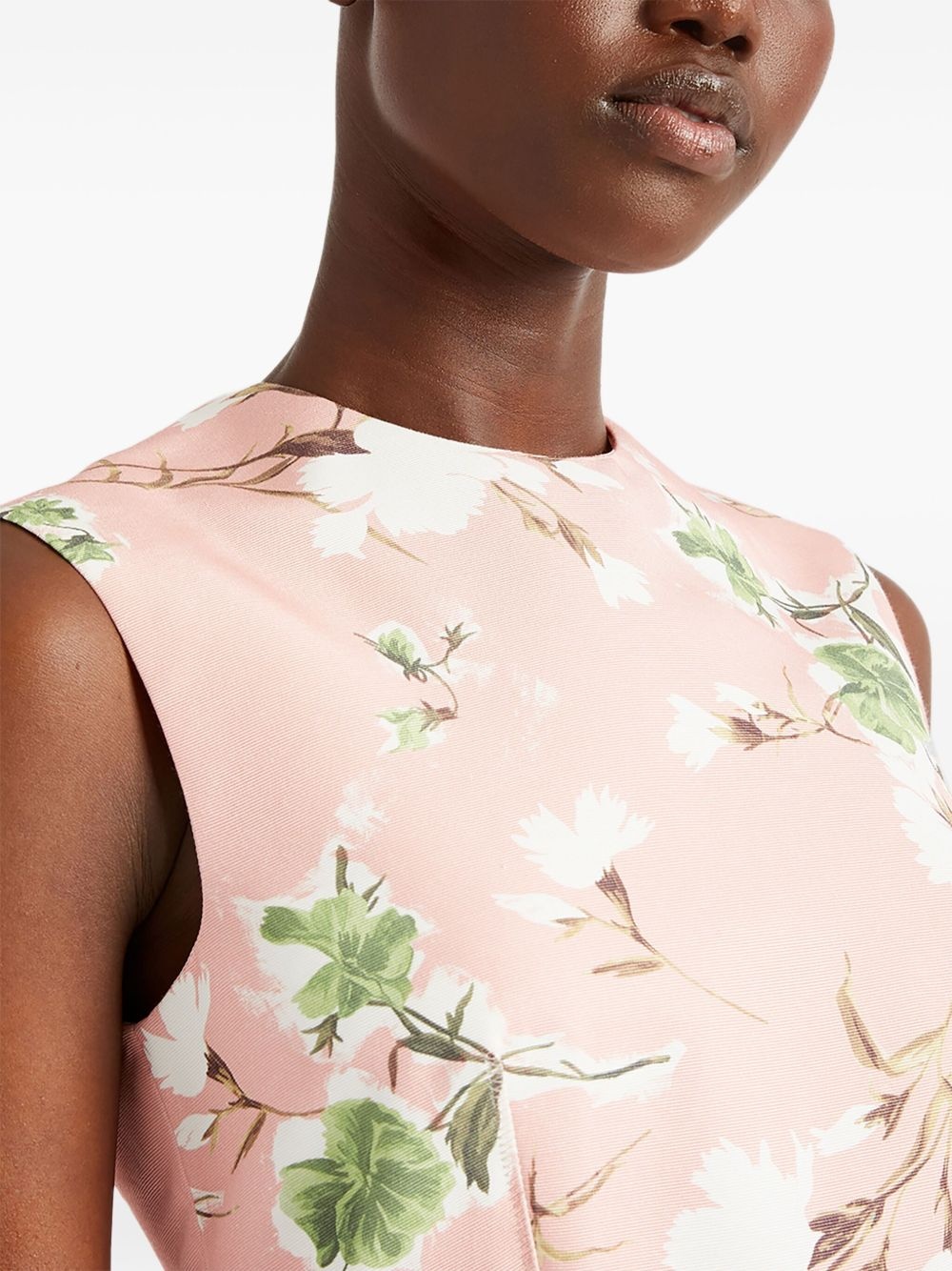 floral-print midi dress - 5