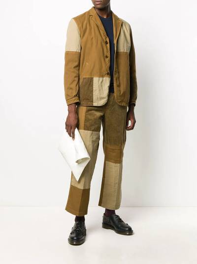 Comme des Garçons Homme panelled corduroy straight-leg trousers outlook