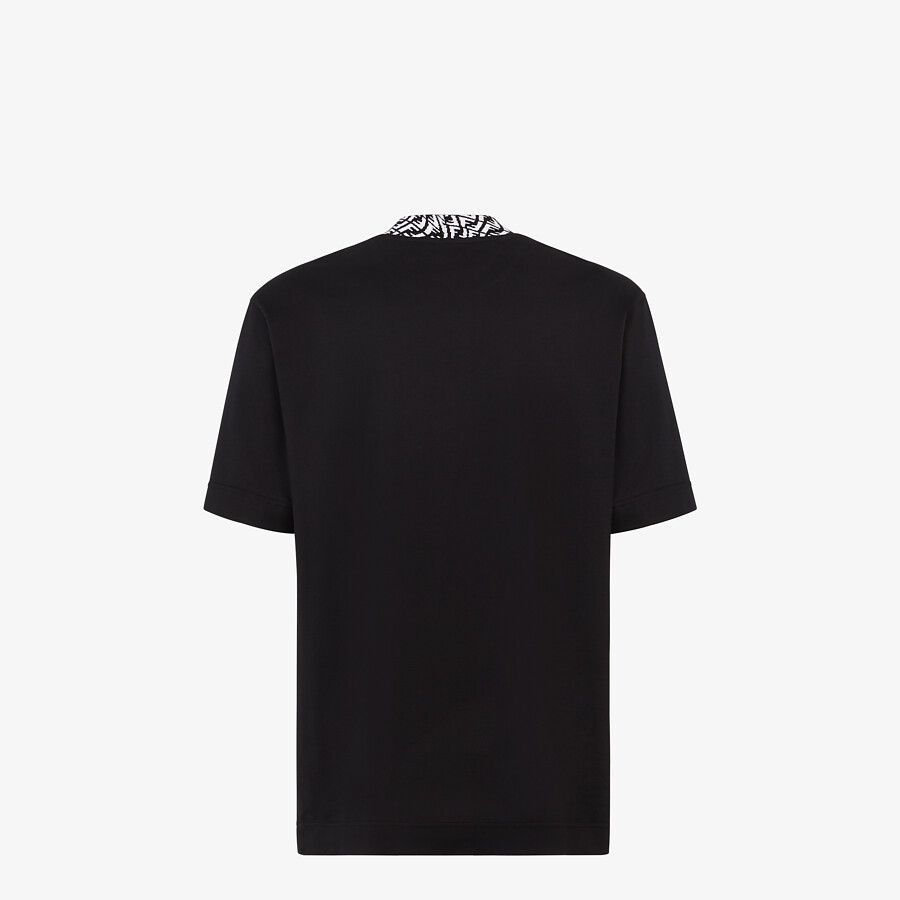 Black jersey T-shirt - 2