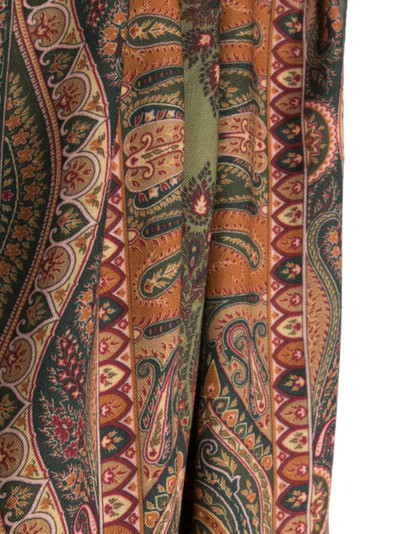 Etro paisley-print frayed scarf outlook