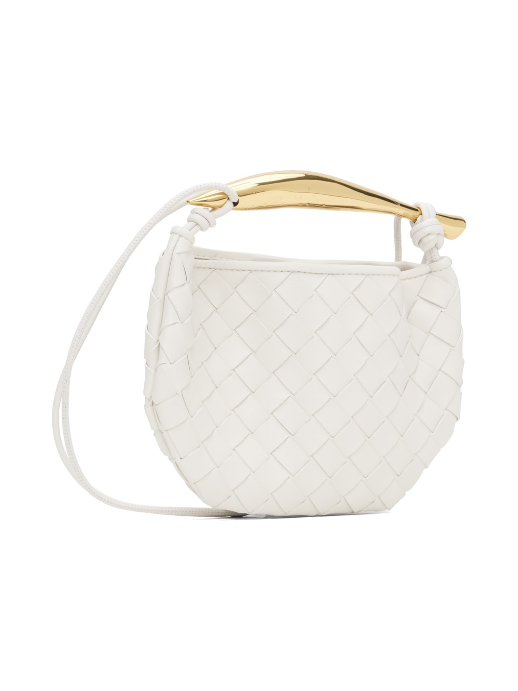 White Mini Sardine Bag - 3