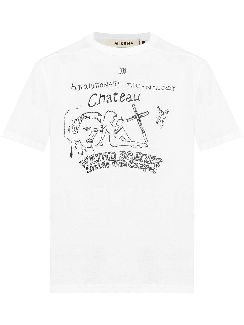 text-print T-shirt - 1