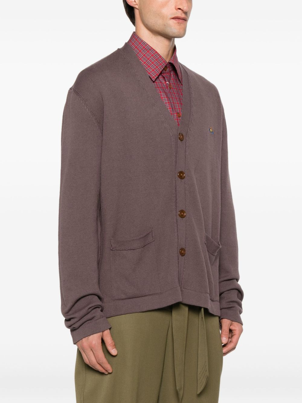 V-neck cardigan - 3