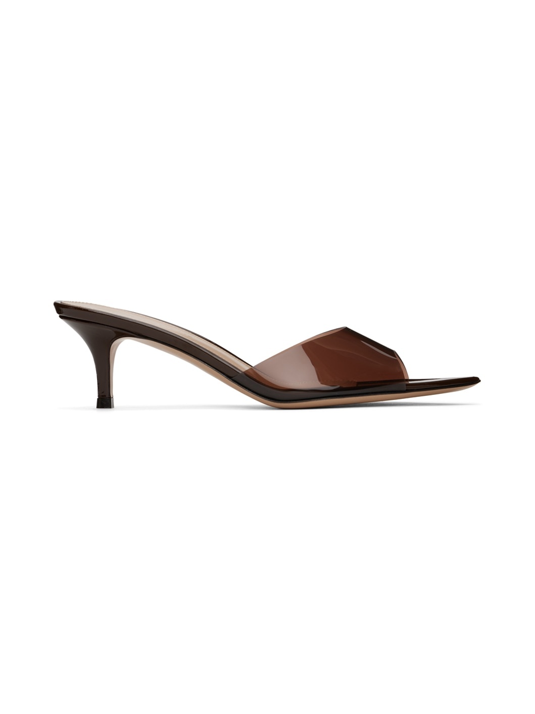 Brown Elle 55 Mules - 1