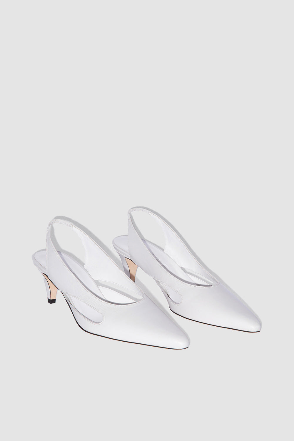 Runa Burrata Creased Calf Leather Slingback Pump - 2