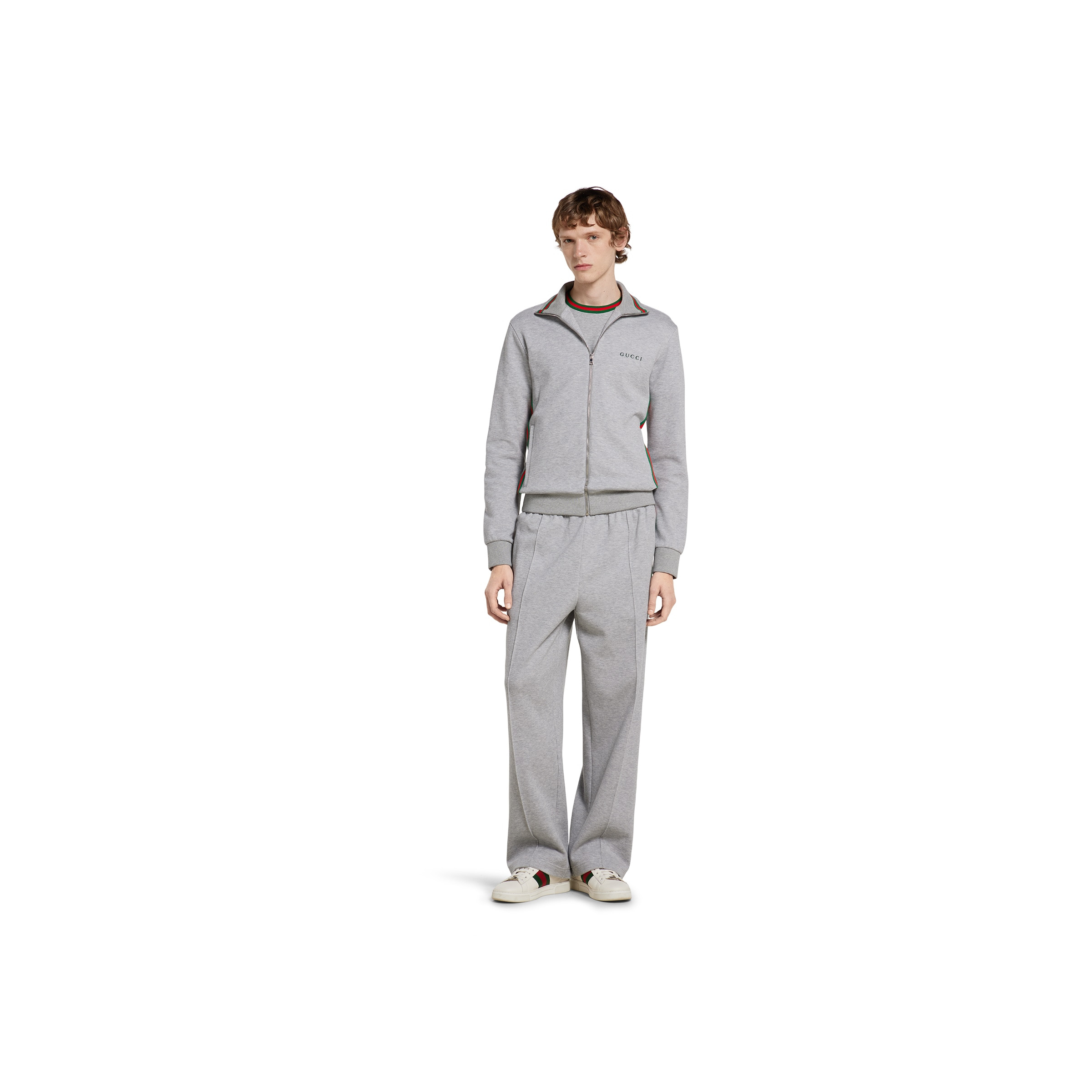 Cotton piquet double zip jacket - 2