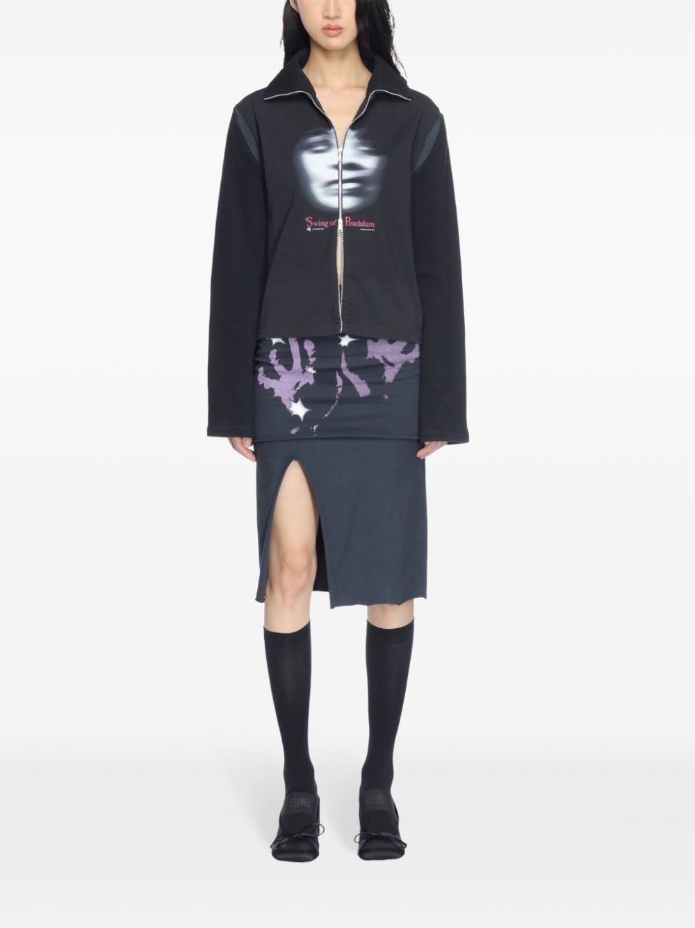 トップス OUR LEGACY graohic-print cotton jacket Our Legacy graohic-print cotton jacket | farfetch | REVERSIBLE