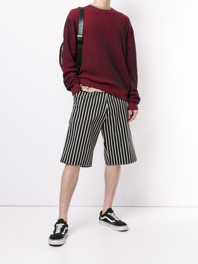 KENZO gradient-effect ribbed-knit jumper outlook