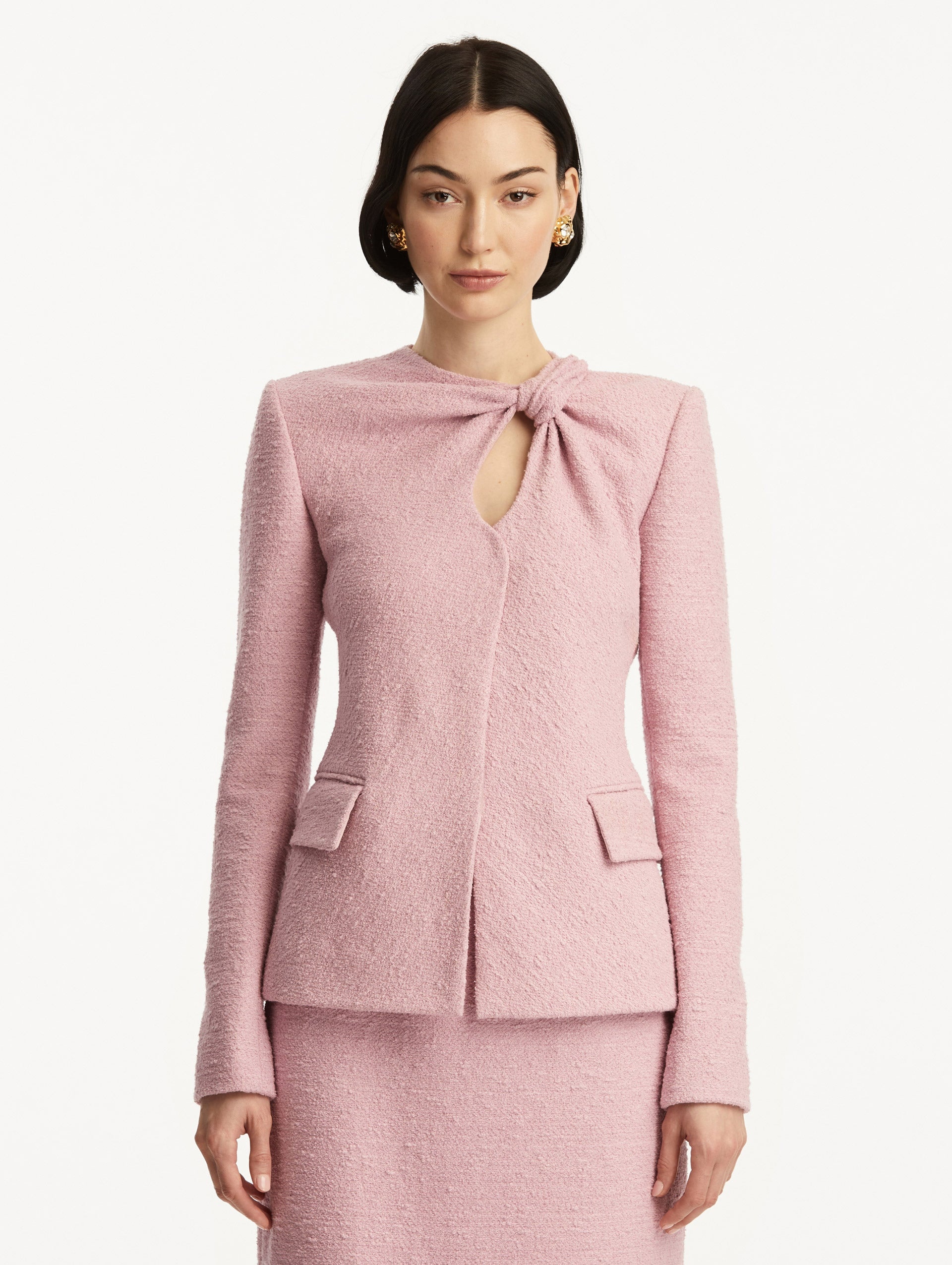 TWIST-DETAILED TWEED JACKET - 2
