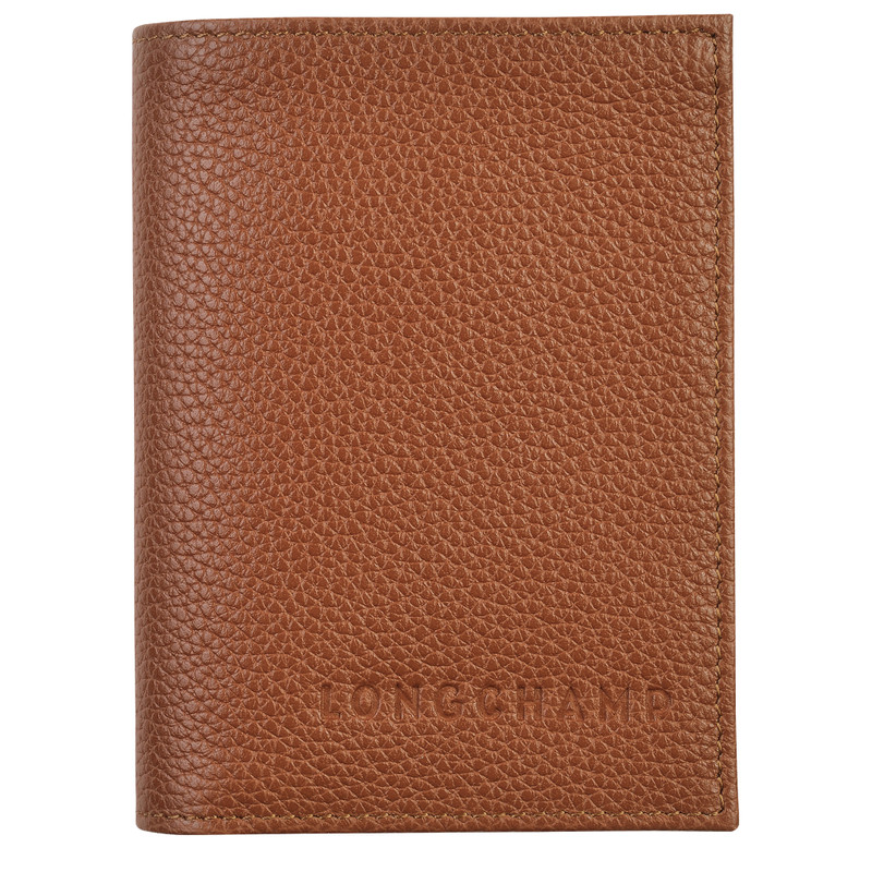 Le Foulonné Card holder Caramel - Leather 1