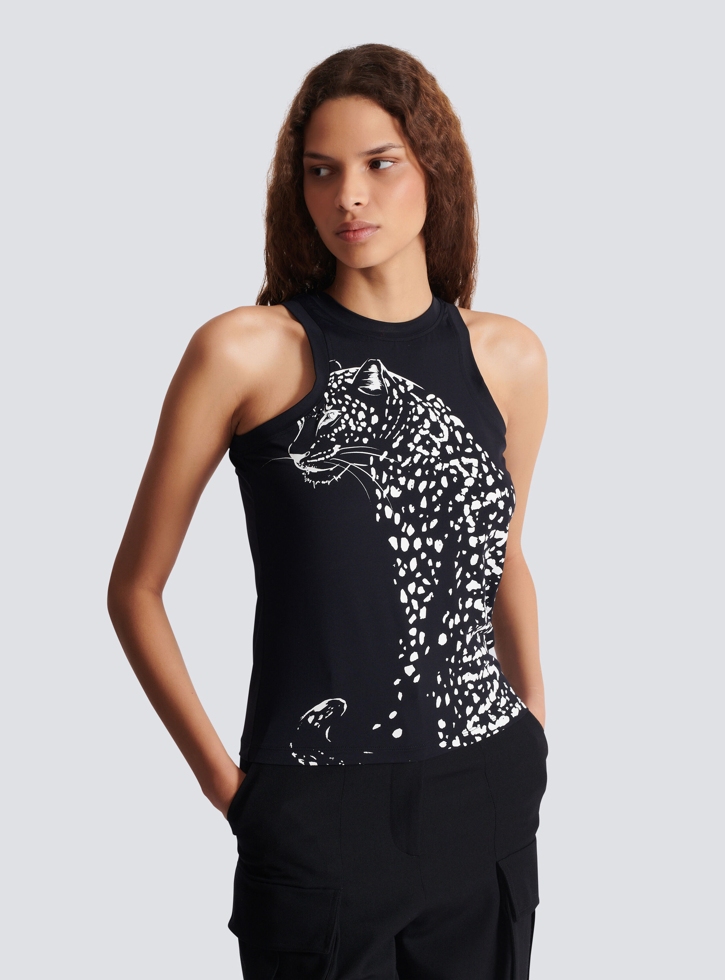 Leopard print tank top - 7