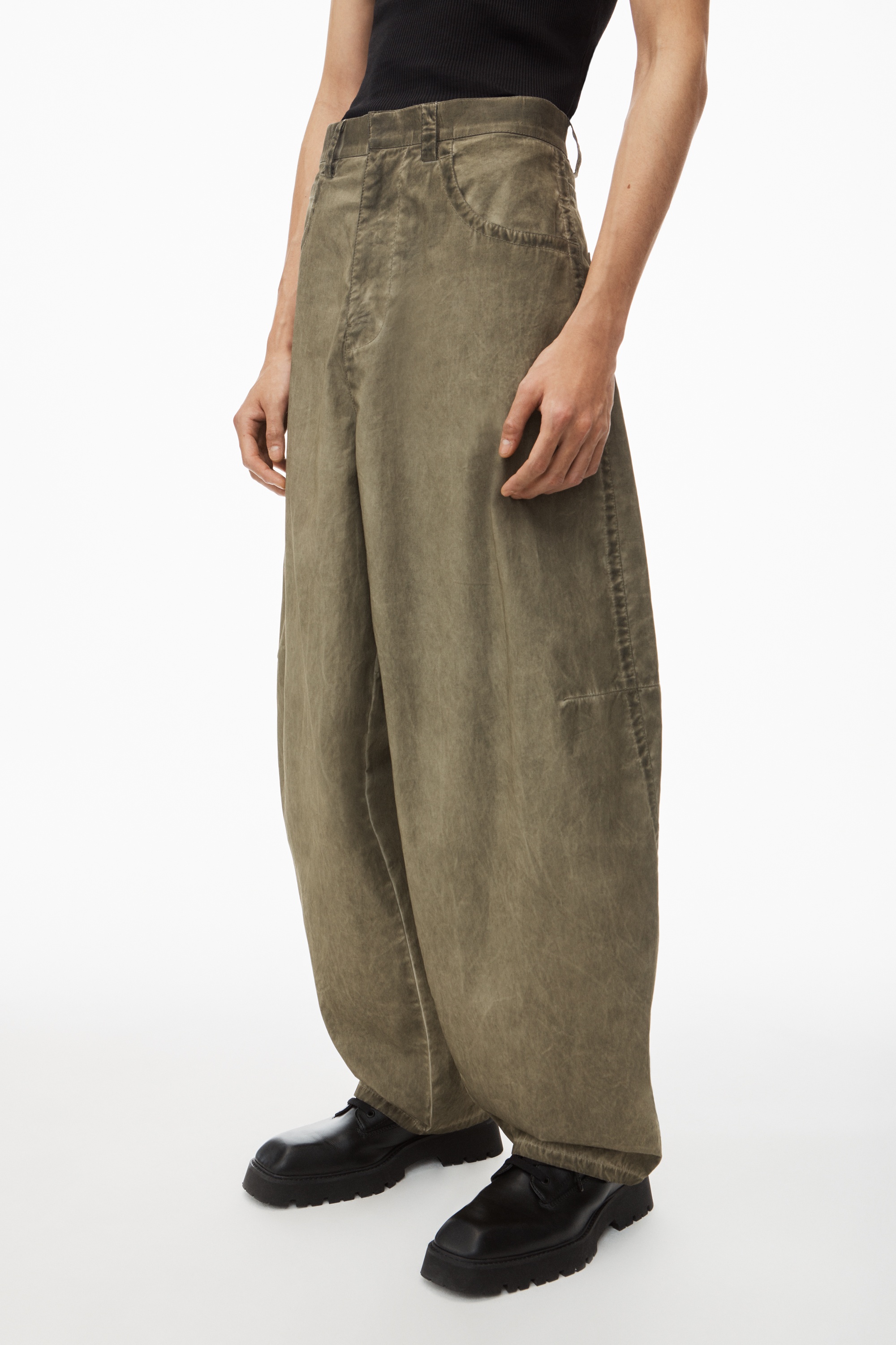 engineered 5 pocket pant in cotton - 3