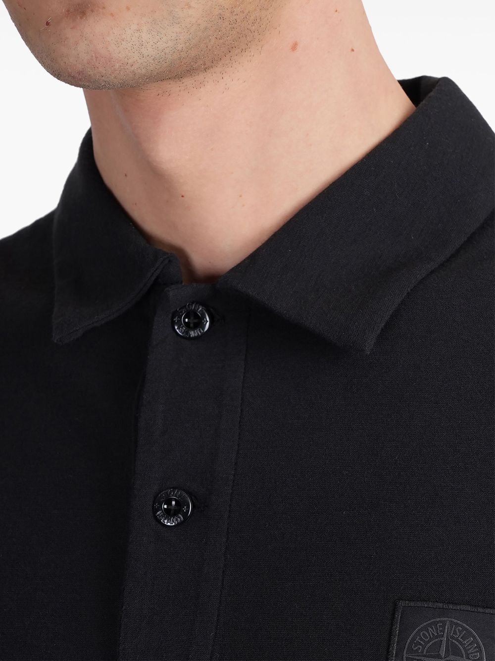 Compass-motif polo shirt - 5