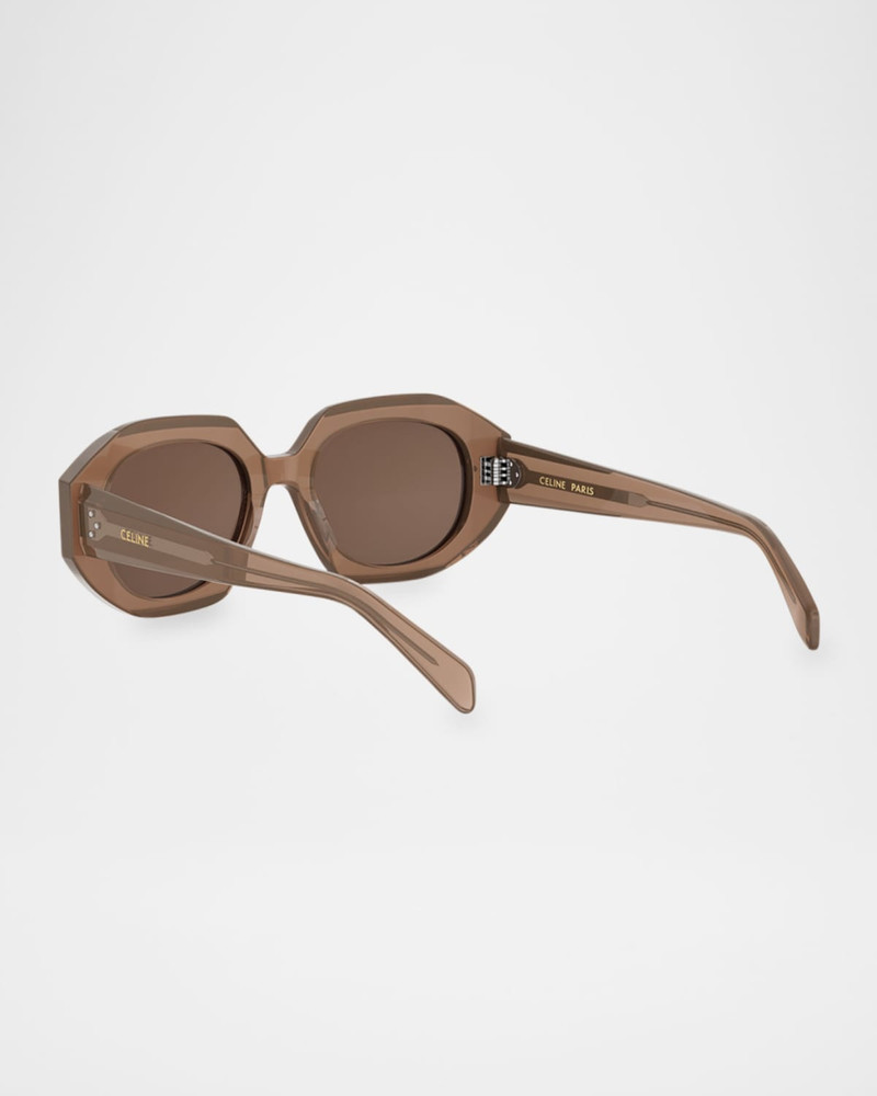 CELINE 3 Dot Geometric Square Sunglasses outlook