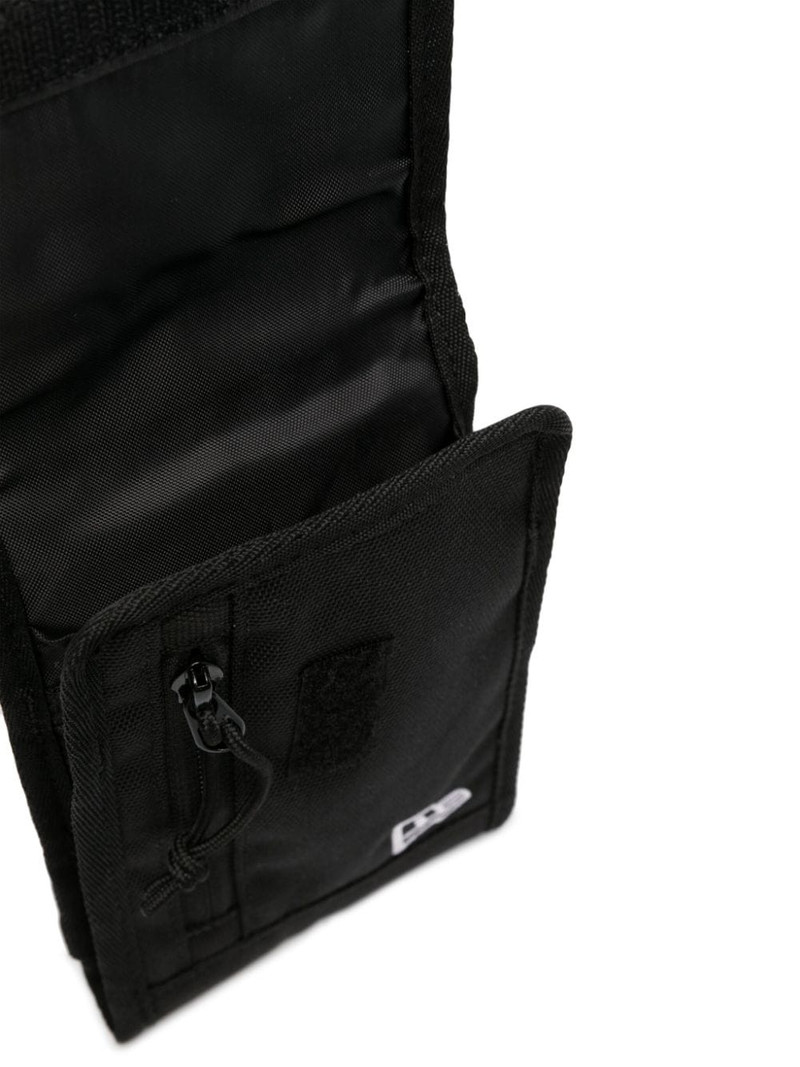 logo-embroidered pouch bag 3