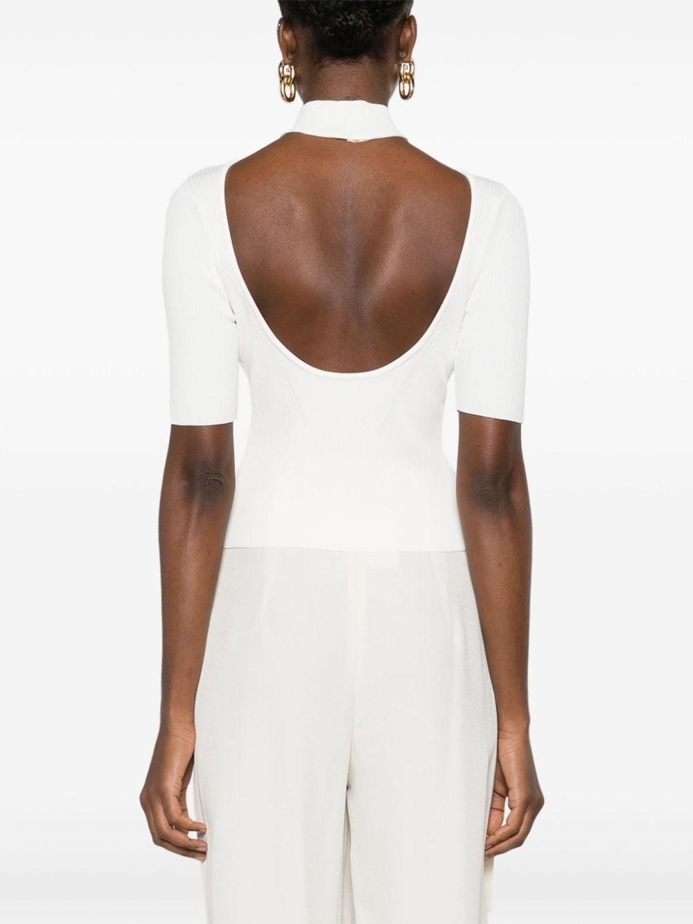 Brianna ribbed T-shirt - 4