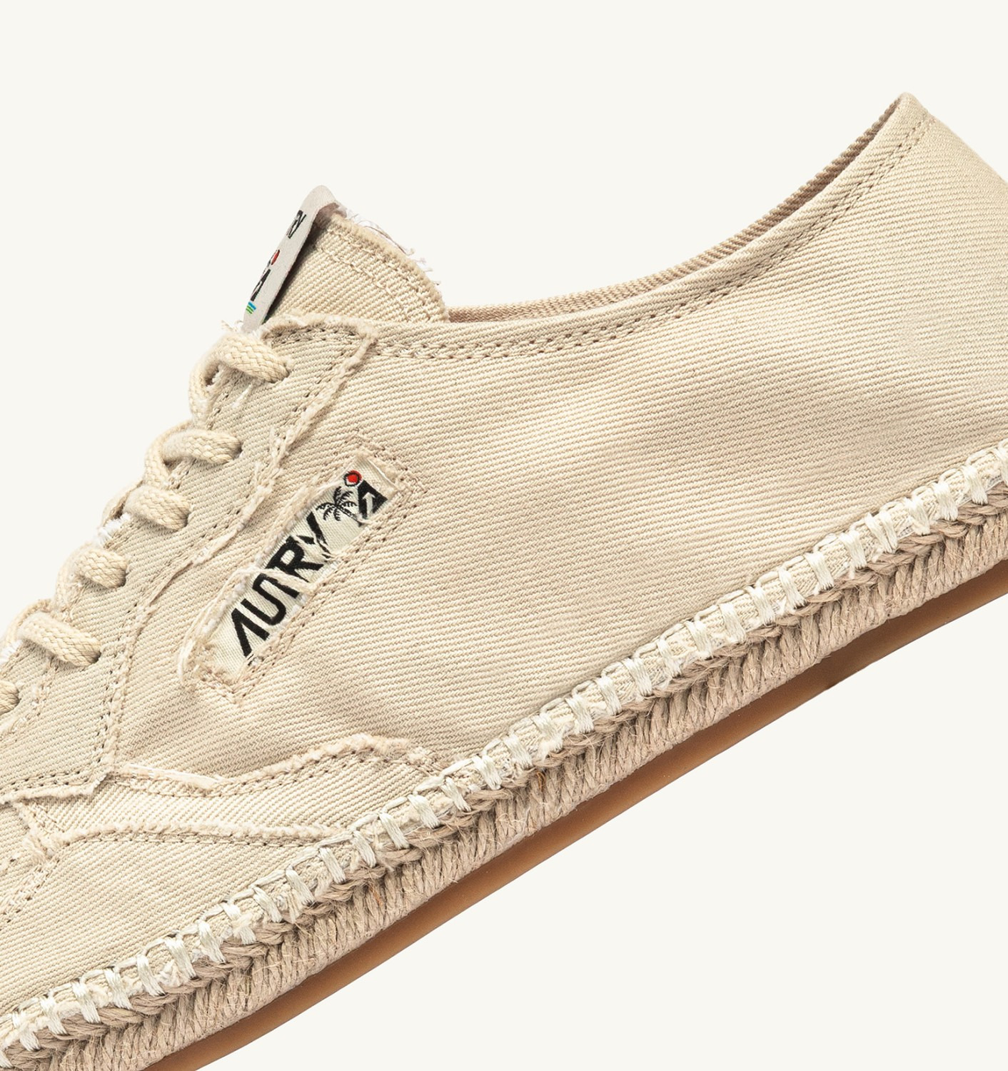SANDY ESPADRILLES IN IVORY CANVAS - 6