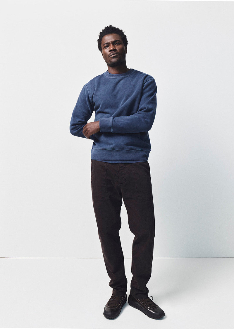 Vintage Crewneck Sweatshirt In Indigo 1