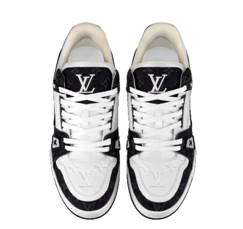 Louis Vuitton LOUIS VUITTON Paris Exclusive LV Trainers 'White Black' 1AAVUN outlook