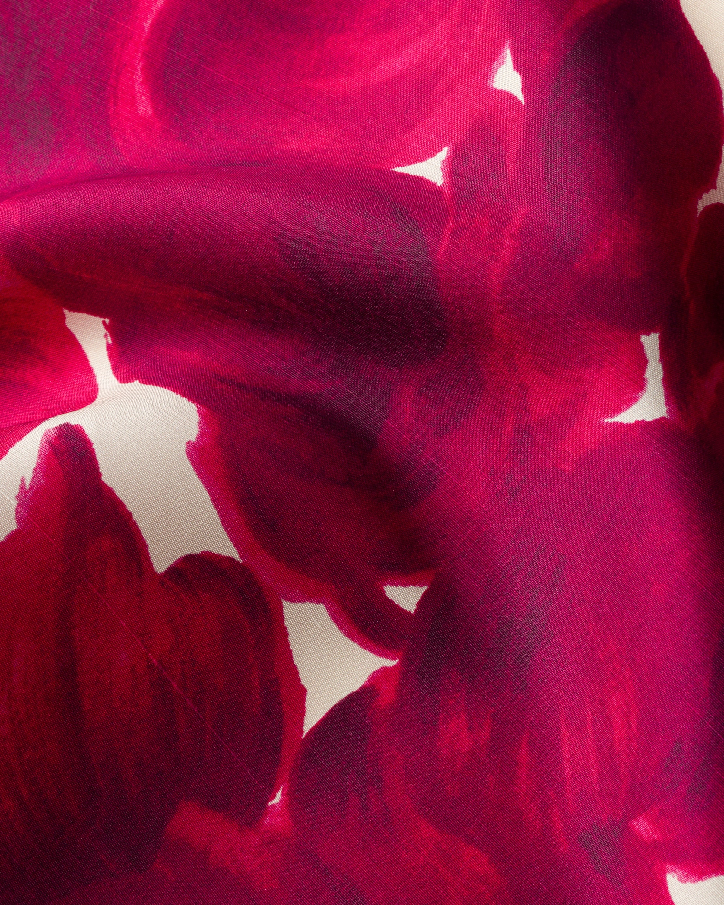 Printed silk shantung scarf - 2