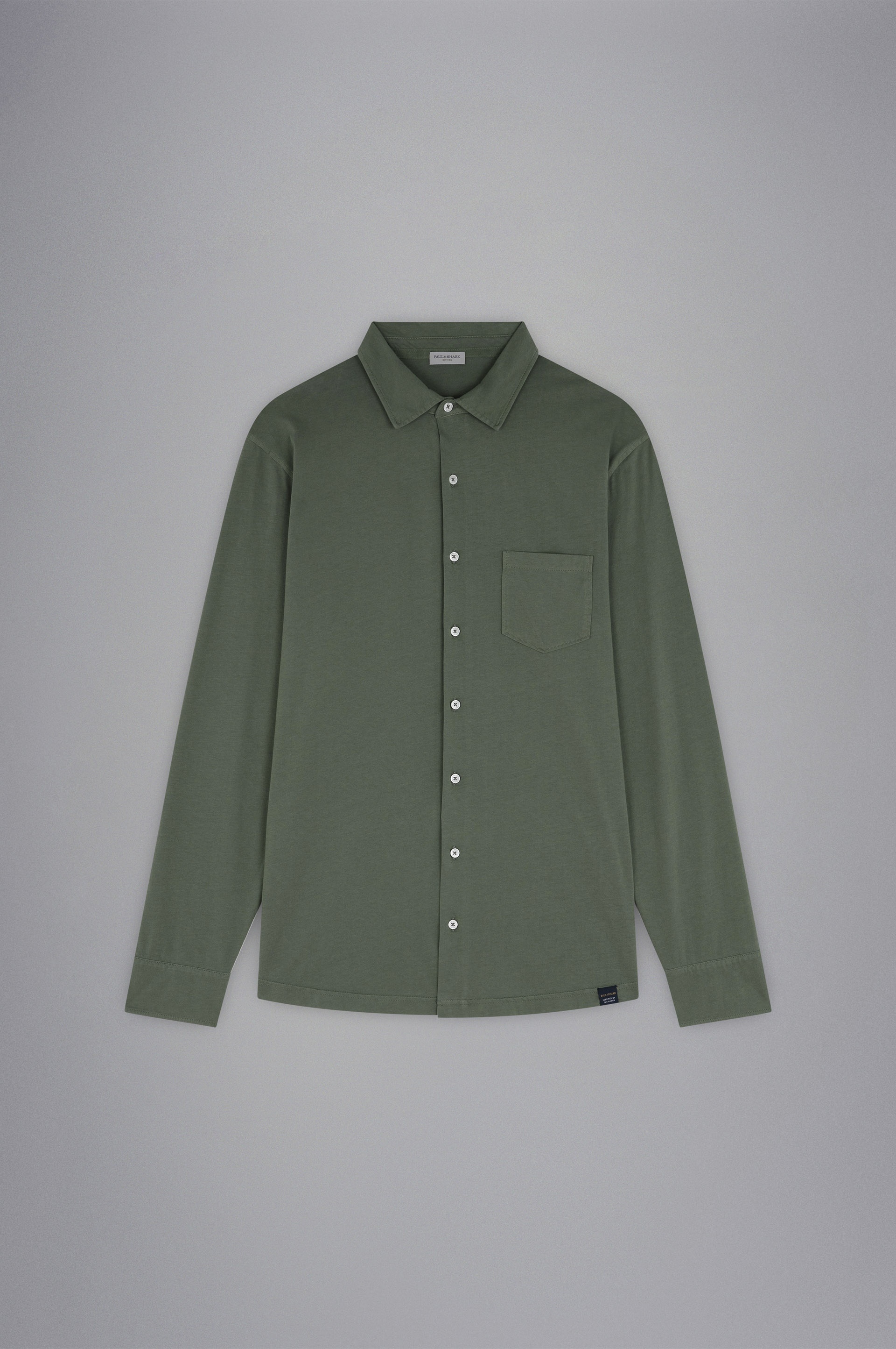 GARMENT DYED COTTON SHIRT - 1