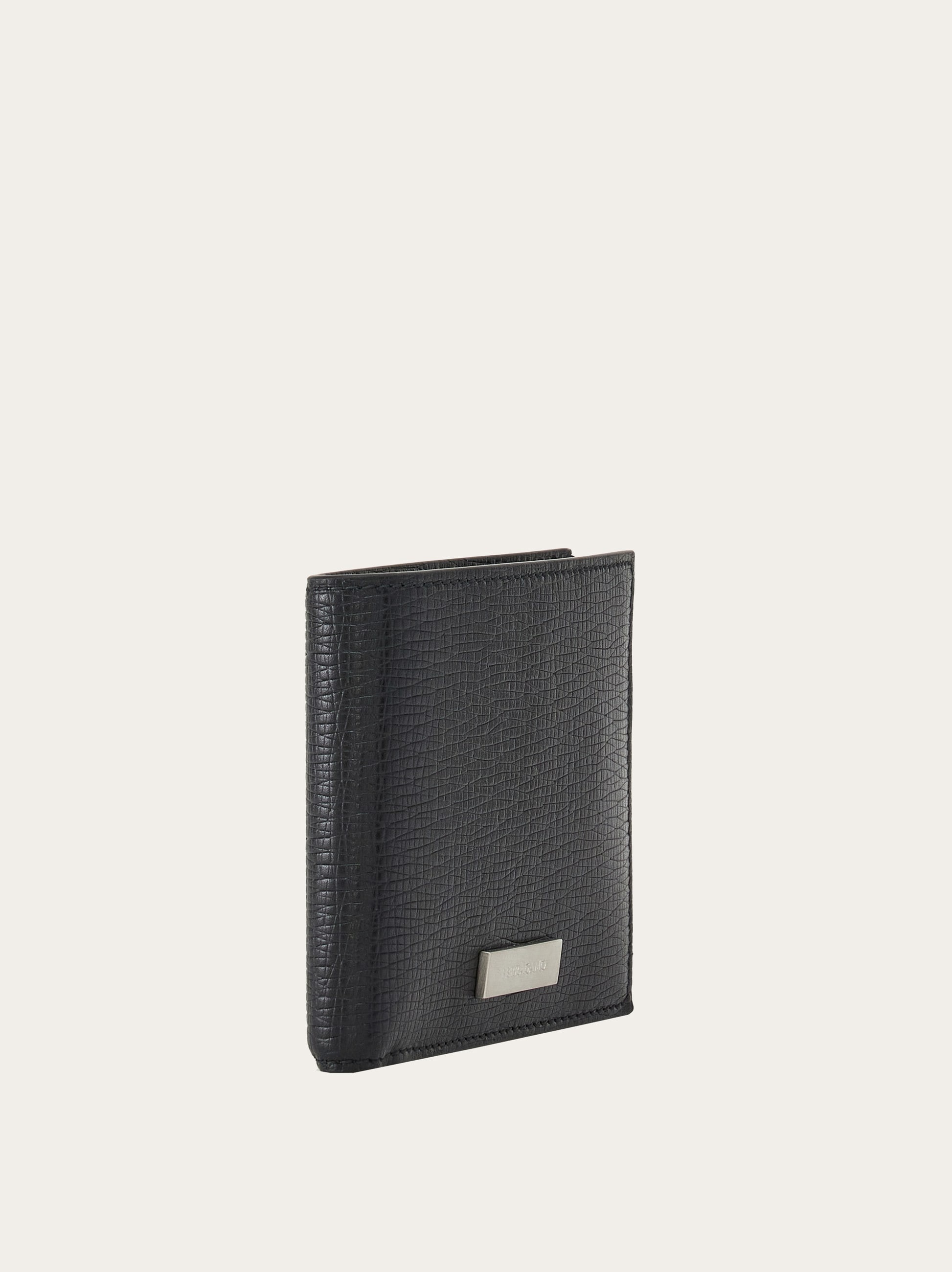 Wallet with custom metal plate - 2