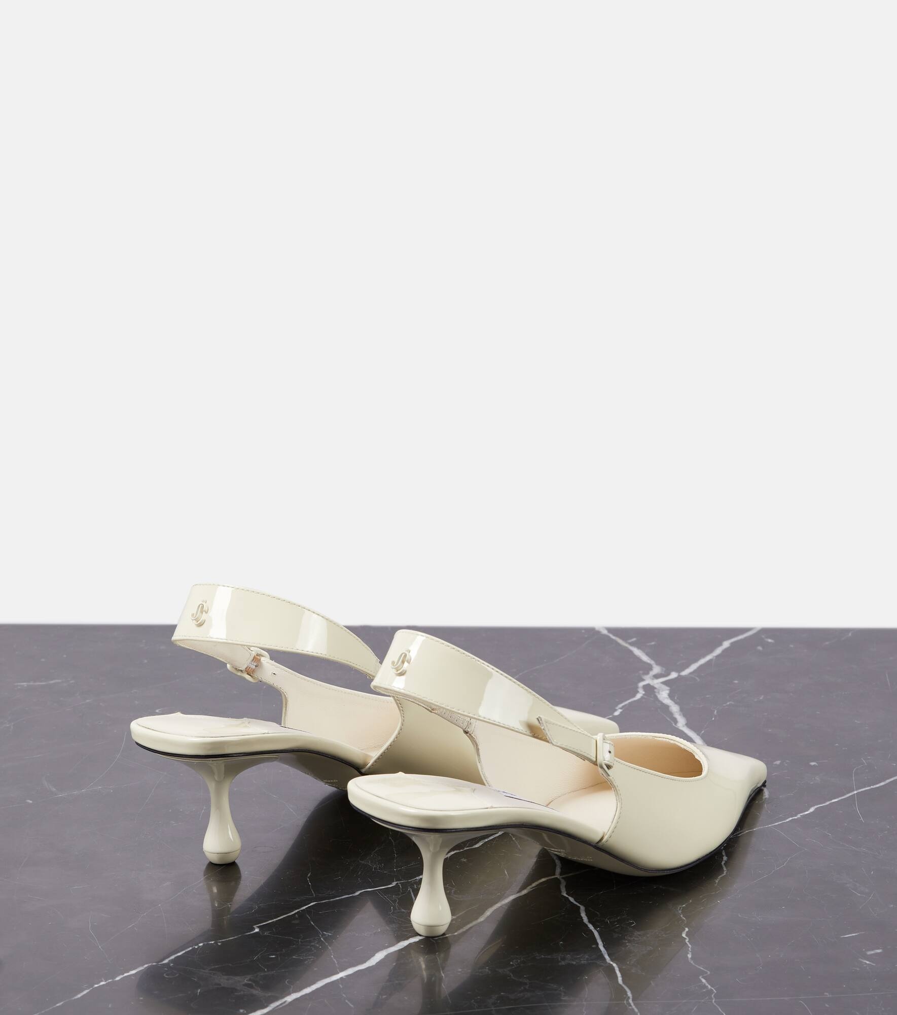 Jimmy Choo Biscuit Amel 50 Slingback Pumps
