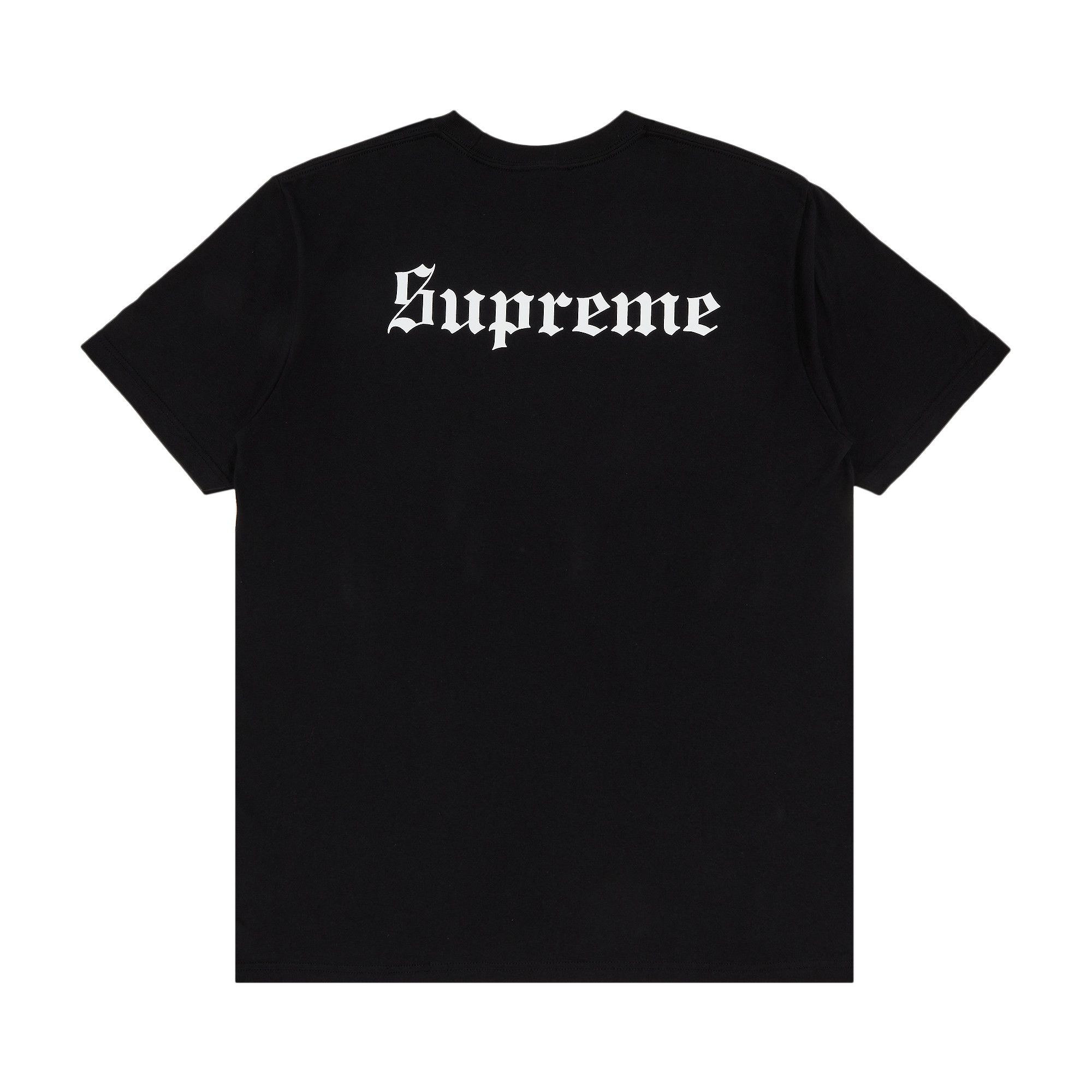 Supreme Snow White Tee 'Black' - 2