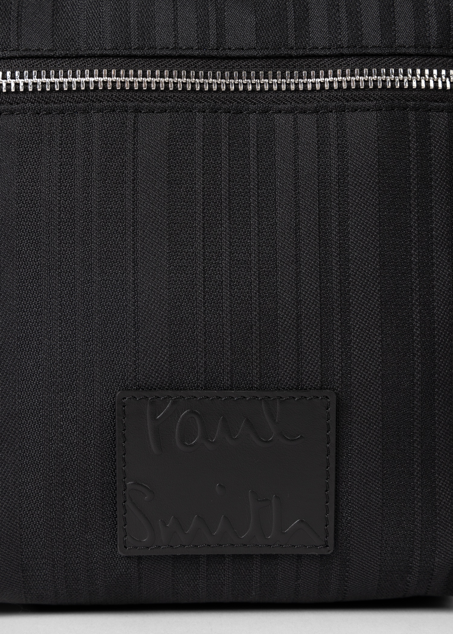 Black 'Shadow Stripe' Cross-Body Bag - 3