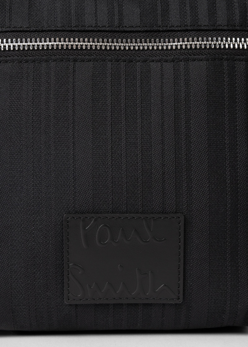 Black 'Shadow Stripe' Cross-Body Bag 3