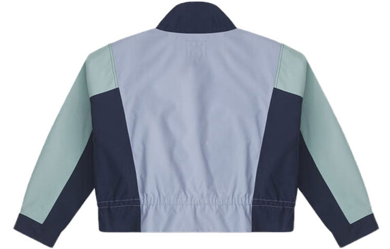 Converse (WMNS) Converse Long Sleeve Short Fit Cargo Windproof Jacket 'Blue' 10026915-A02 outlook