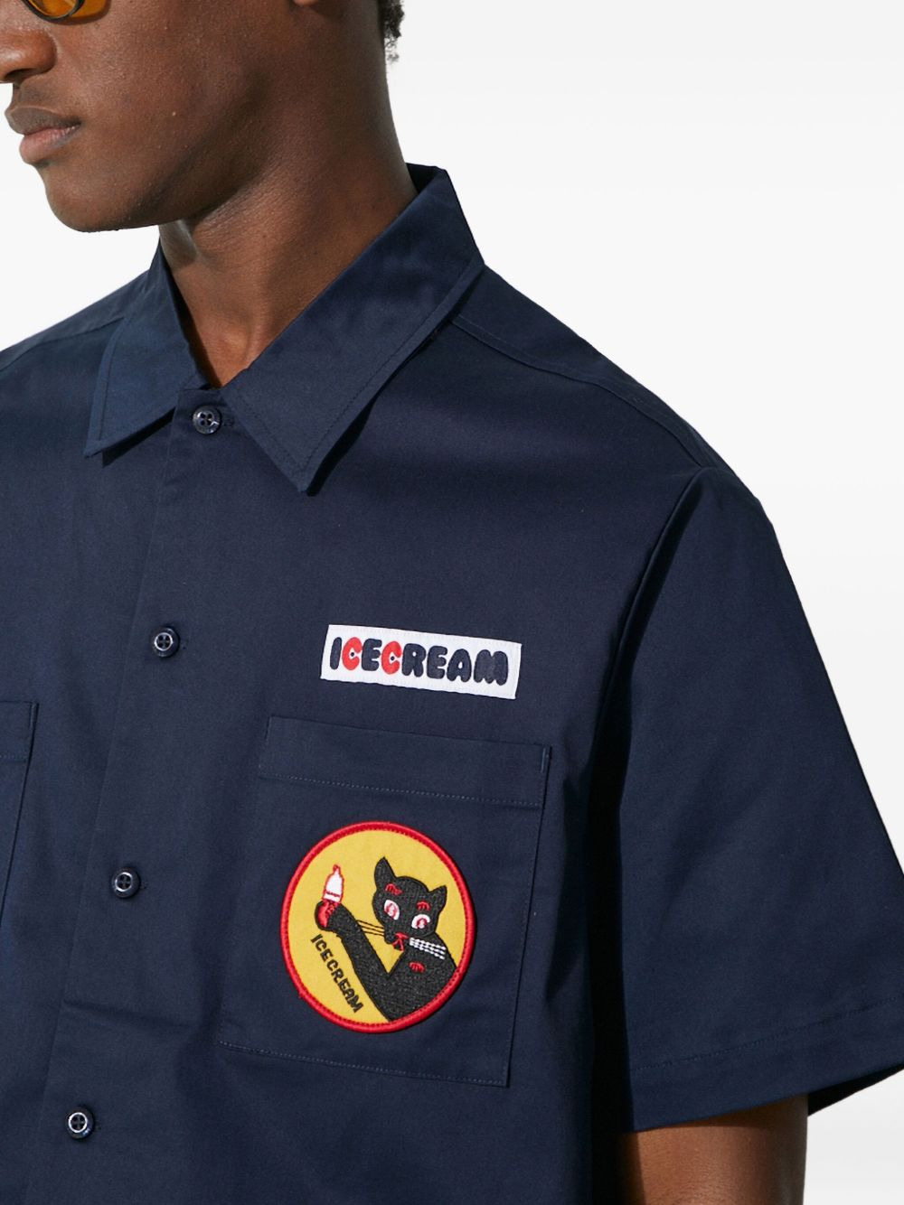 Waitress camp-collar shirt - 3