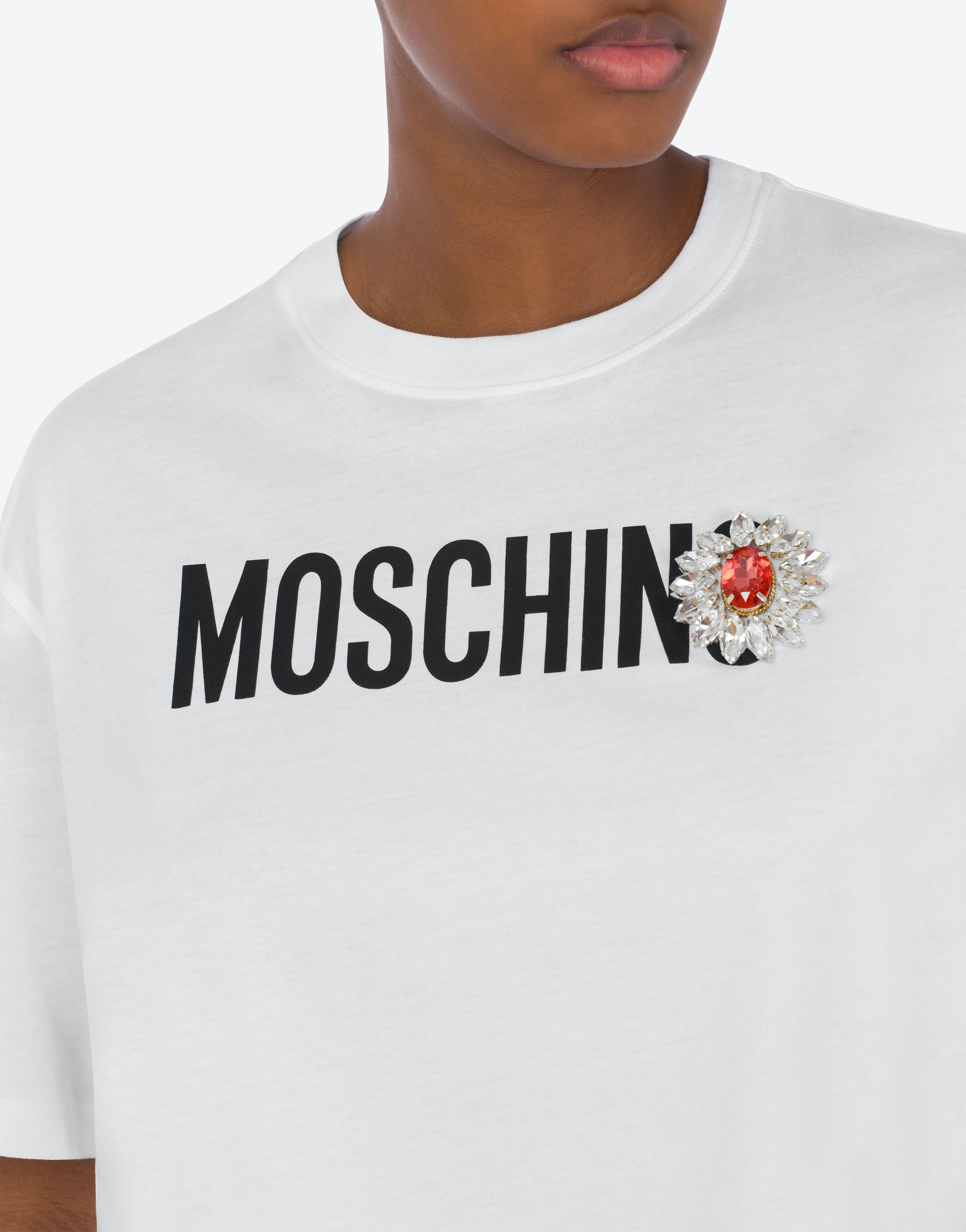 JEWEL LOGO ORGANIC JERSEY CROP T-SHIRT - 4