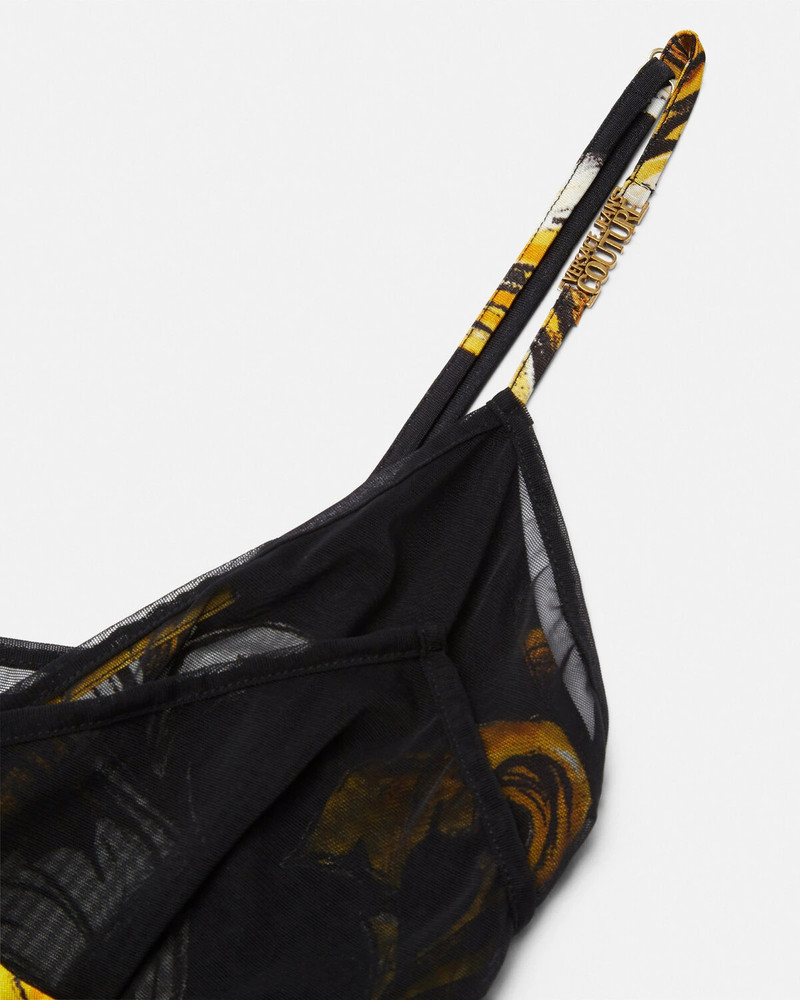 VERSACE JEANS COUTURE Outline Barocco Mesh Top outlook