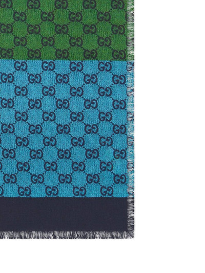 GUCCI GG Multicolor cotton scarf outlook