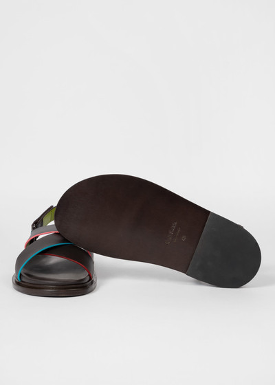 Paul Smith Dark Brown Leather Sandals outlook