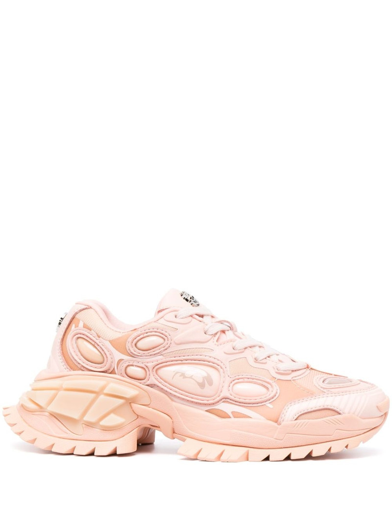 panelled chunky-sole sneakers 1