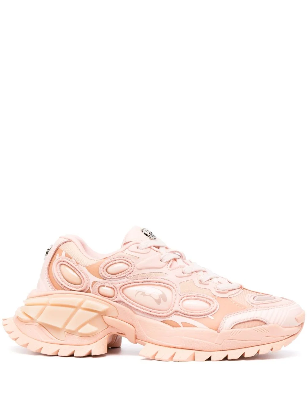 panelled chunky-sole sneakers - 1