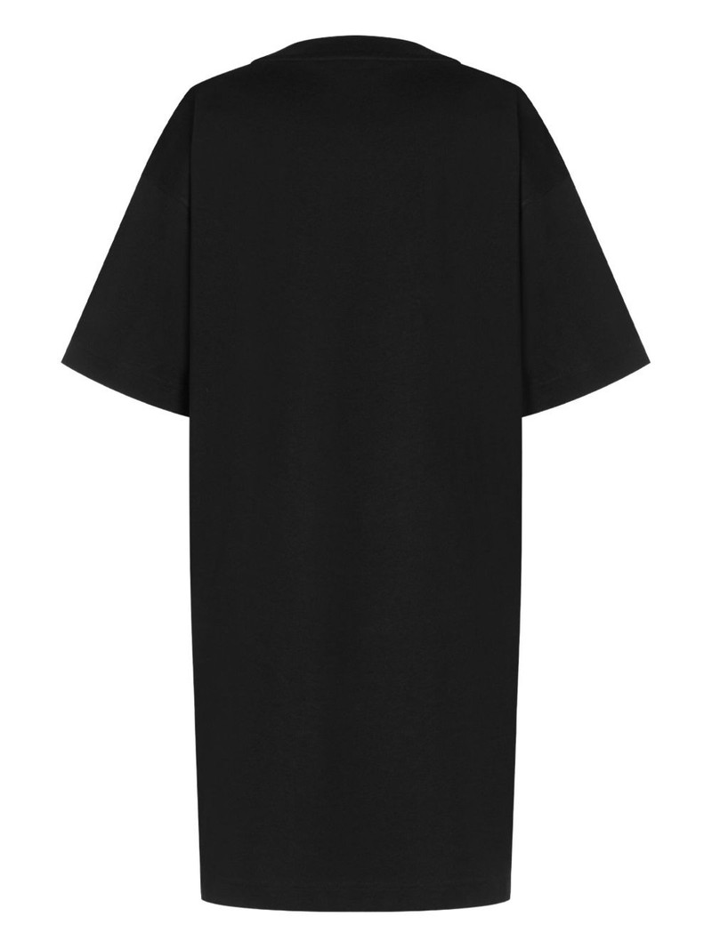 Moschino goose-print T-shirt dress outlook