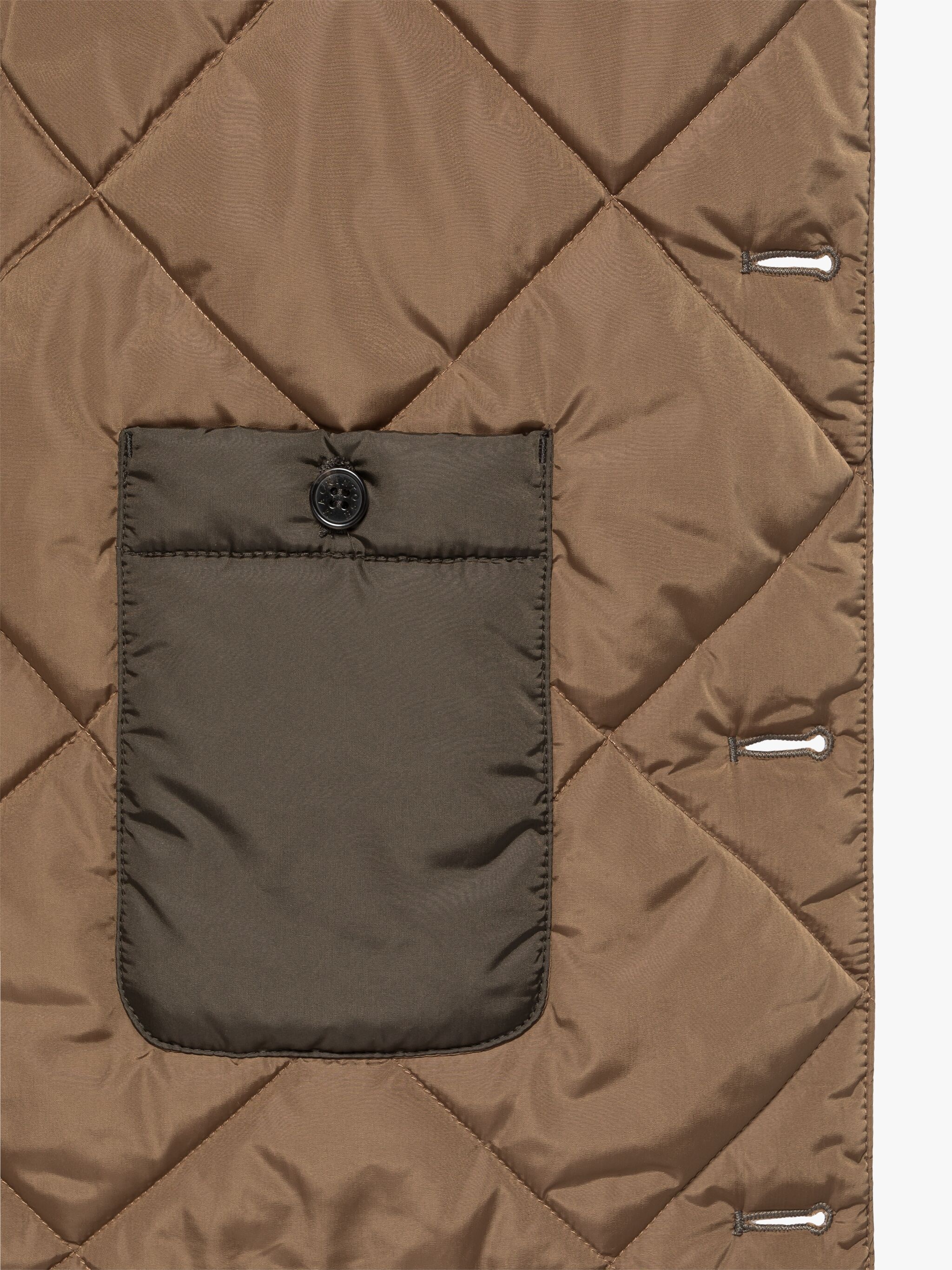 NEW DUNDEE DARK OLIVE NYLON LINER VEST - 6