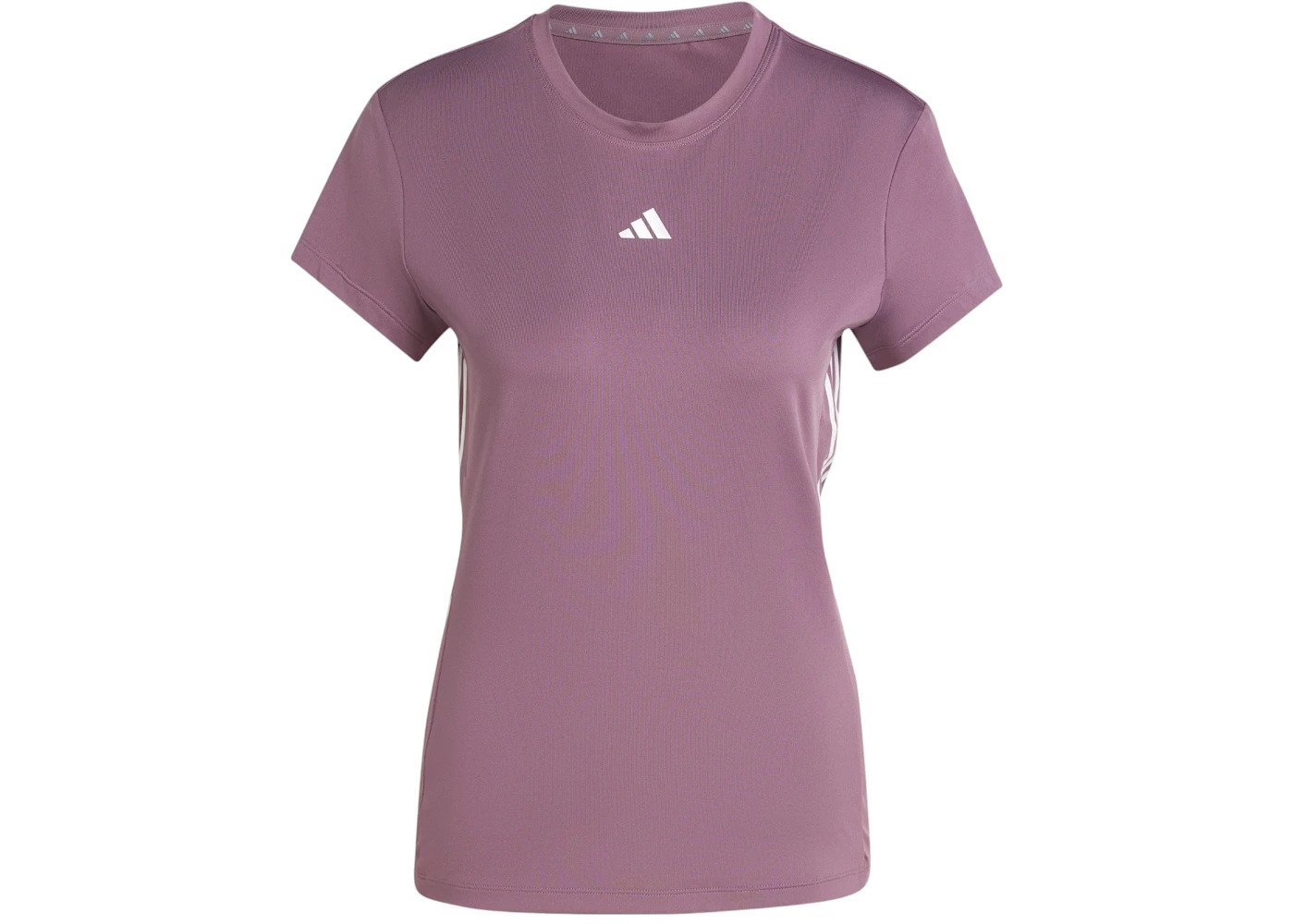 adidas Women's Hyperglam T-Shirt Shadow Fig/White - 1