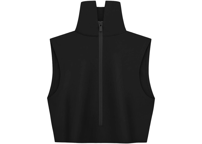 Fear of God Fear of God Athletics Women's High Neck Crop Top Black outlook