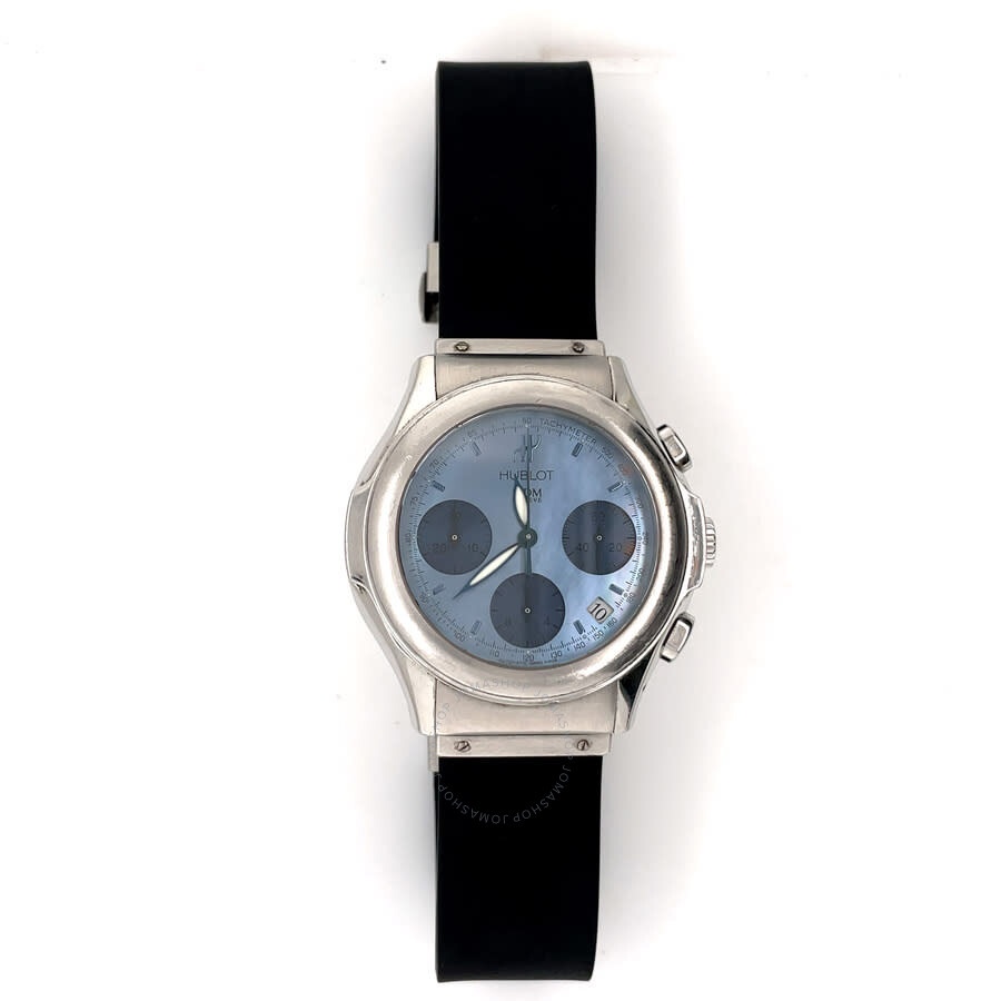 Pre-owned Hublot Hublot MDM Chronograph Automatic Blue Dial Men's Watch 1810.1 - 5