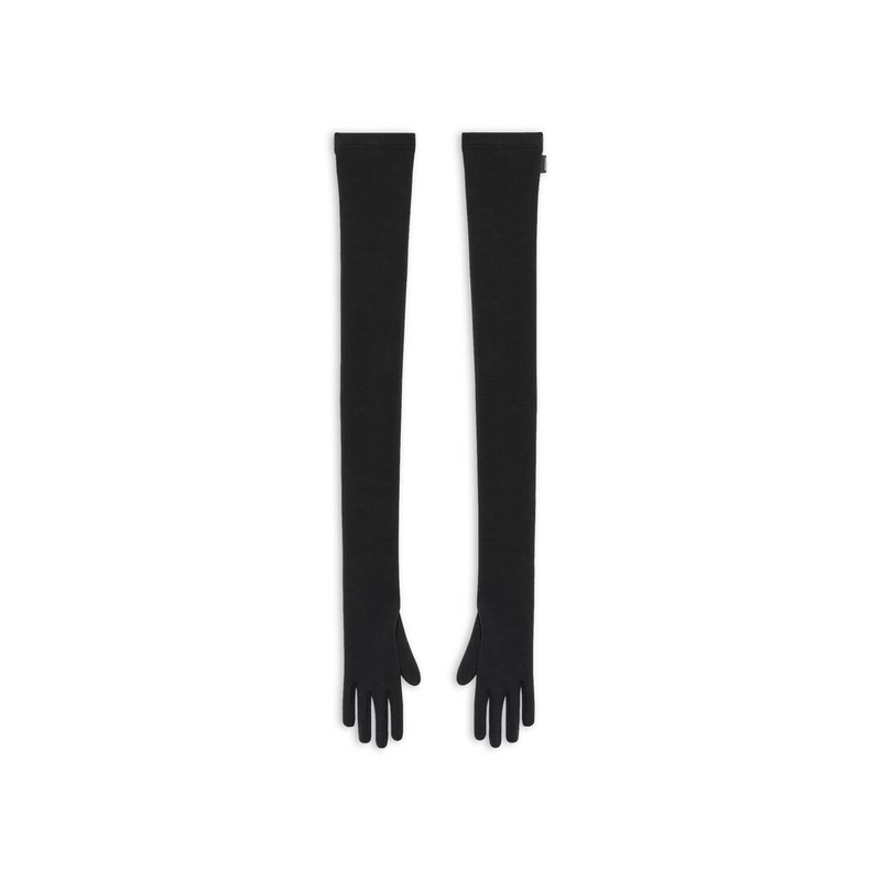 Women's Stretch Gloves in Black 1