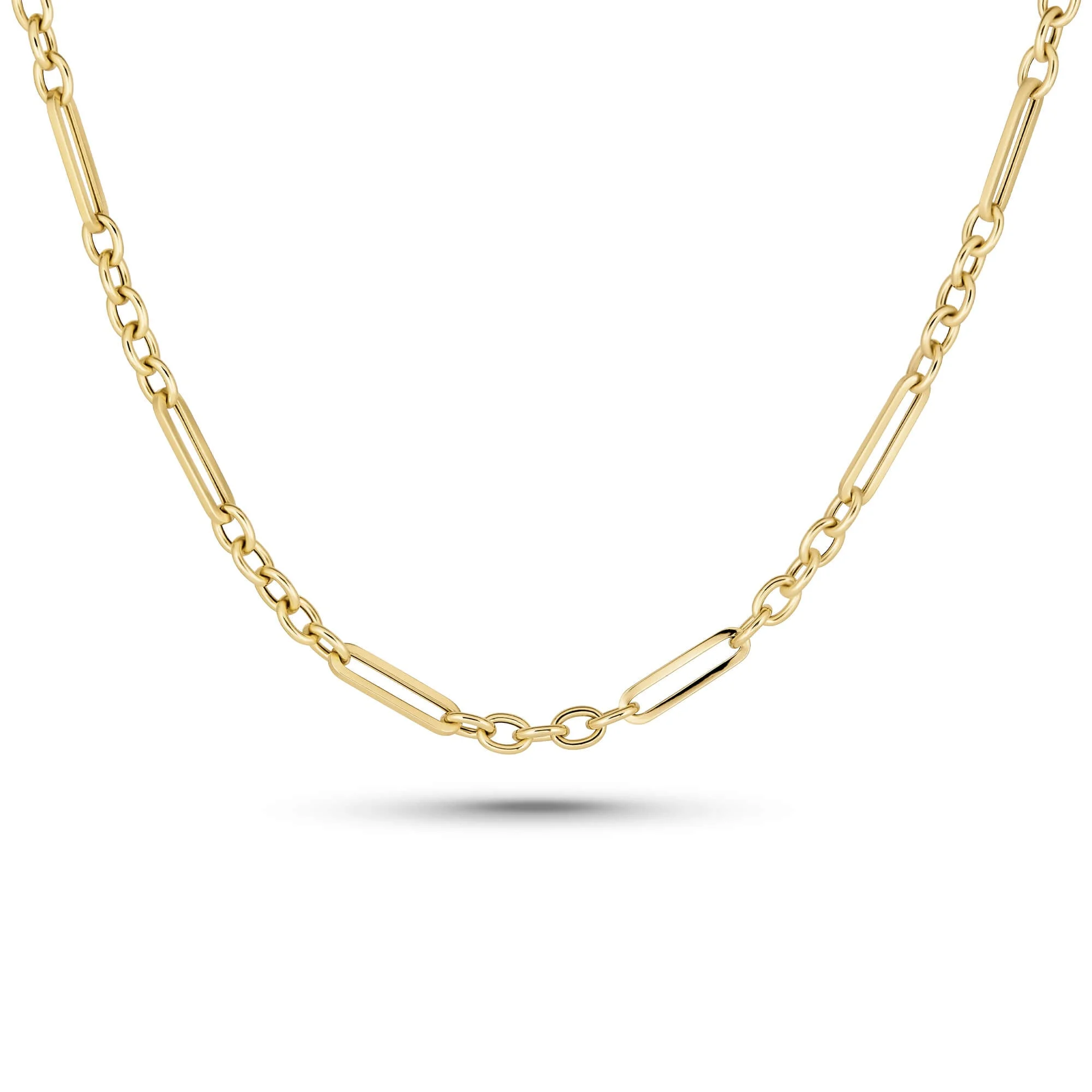 Gold Vintage Link Pivot Chain - 1