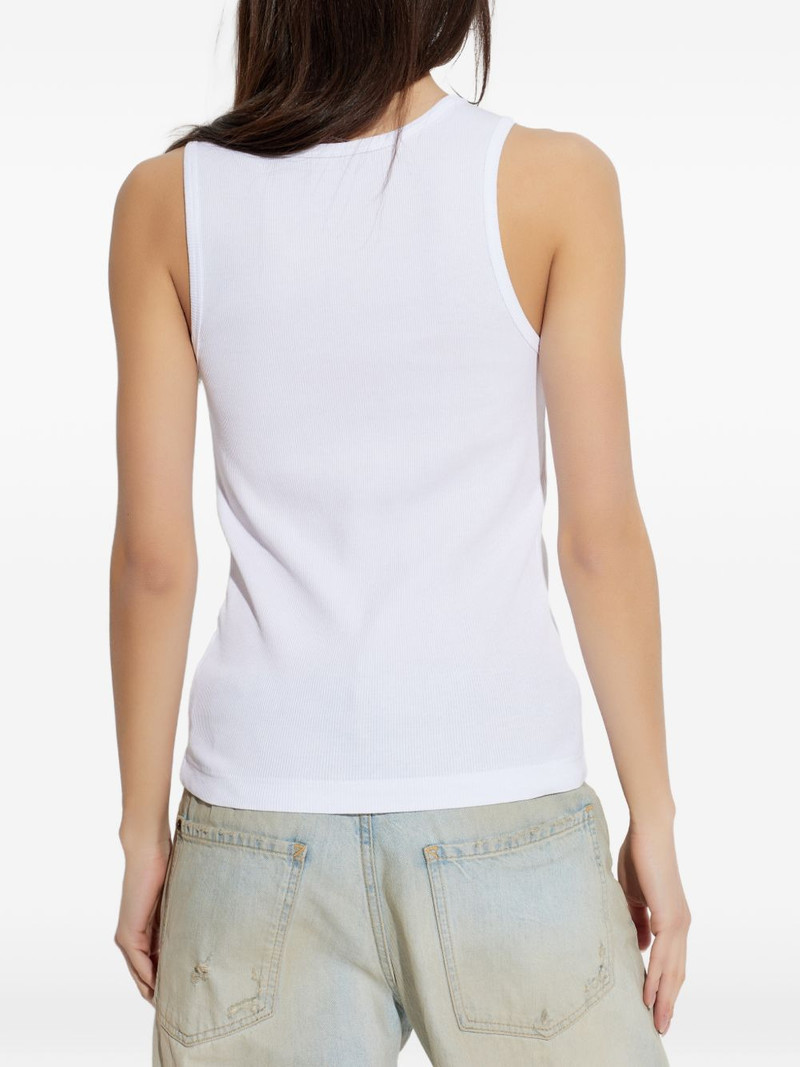 bow-detail logo-patch tank top 4