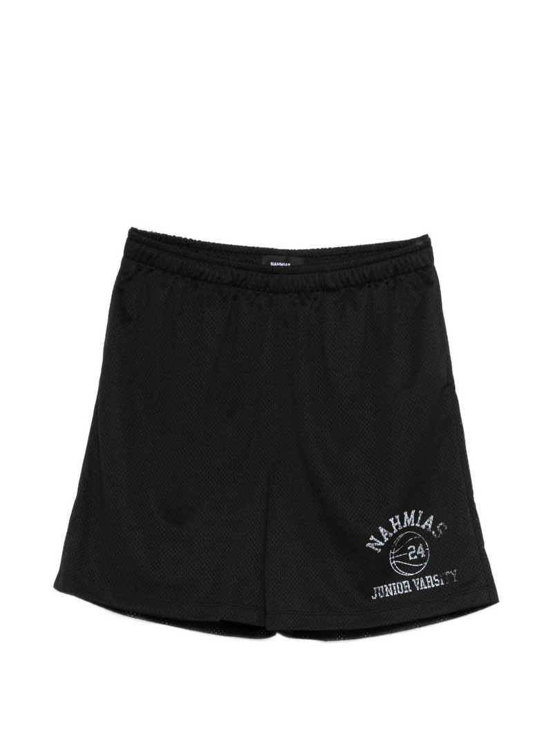 NAHMIAS logo-print drawstring shorts outlook